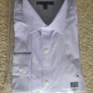 New! Tommy Hilfiger slim fit lilac dress shirt (XL)